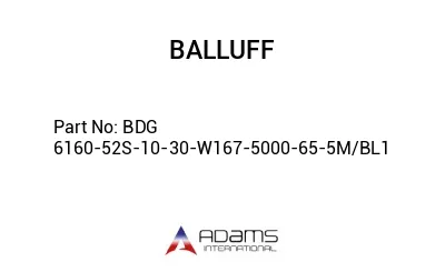 BDG 6160-52S-10-30-W167-5000-65-5M/BL1									
