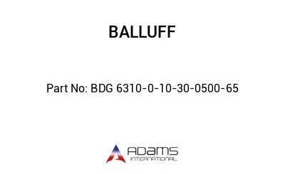 BDG 6310-0-10-30-0500-65									