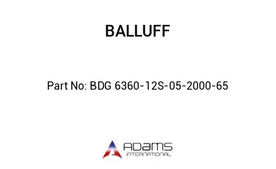 BDG 6360-12S-05-2000-65									