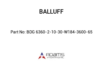 BDG 6360-2-10-30-W184-3600-65									