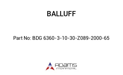 BDG 6360-3-10-30-Z089-2000-65									
