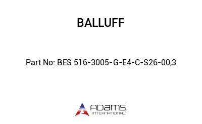BES 516-3005-G-E4-C-S26-00,3