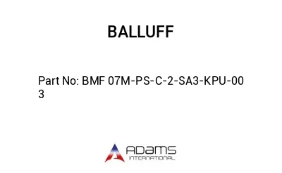 BMF 07M-PS-C-2-SA3-KPU-00	3								
