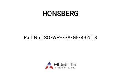 ISO-WPF-SA-GE-432518 ISO-WPF-SA-GE-432518