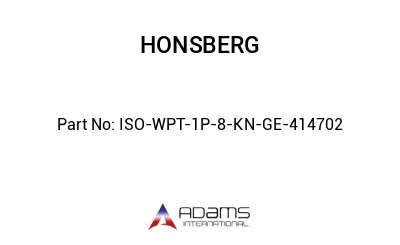 ISO-WPT-1P-8-KN-GE-414702 ISO-WPT-1P-8-KN-GE-414702