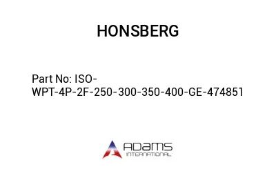 ISO-WPT-4P-2F-250-300-350-400-GE-474851 ISO-WPT-4P-2F-250-300-350-400-GE-474851