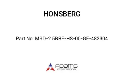 MSD-2.5BRE-HS-00-GE-482304 MSD-2.5BRE-HS-00-GE-482304